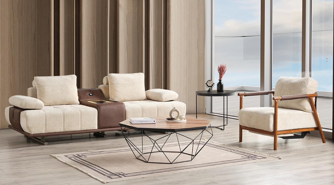 Pablo Ses Sistemli Modern Koltuk Takımı Modern Koltuk Takımı