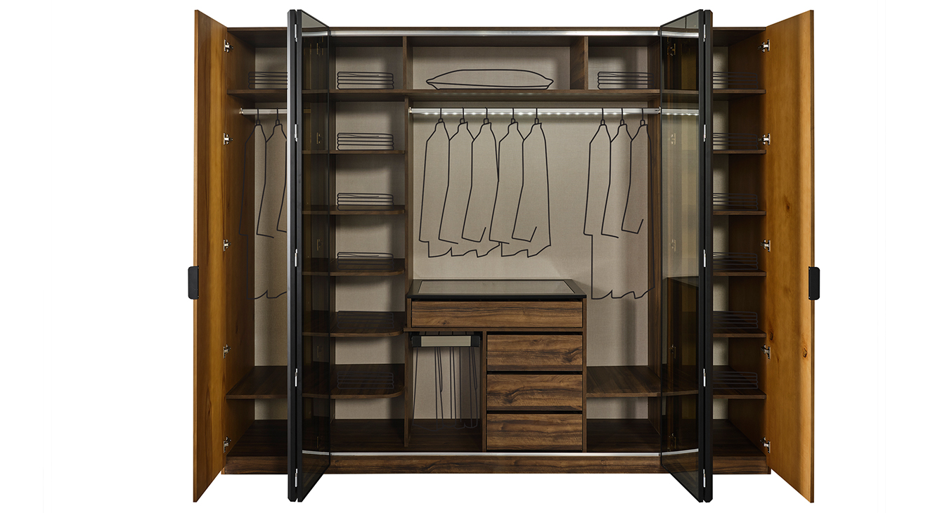 Still Ceviz Modern Yatak Odası Takımı Yatak Odası