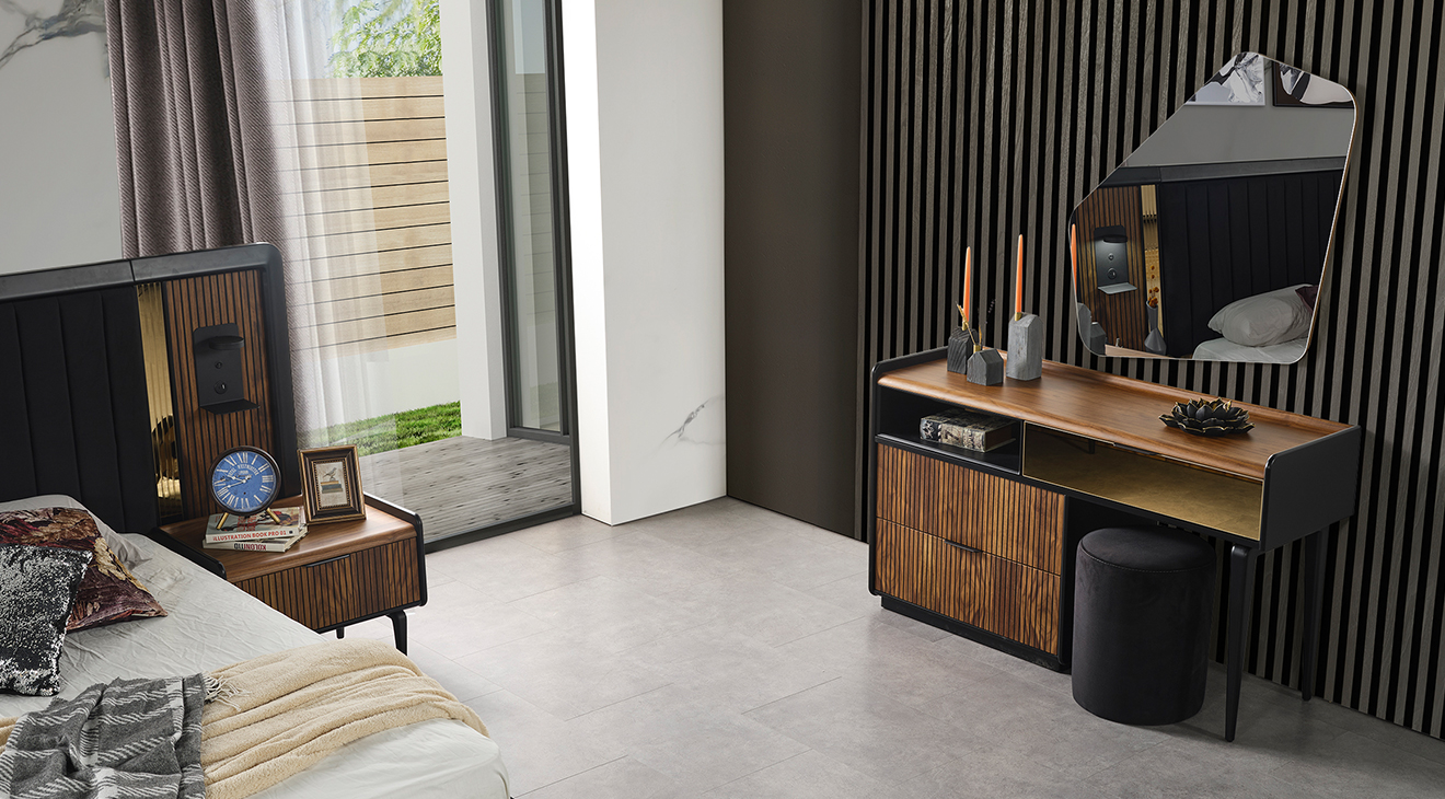 Still Ceviz Modern Yatak Odası Takımı Yatak Odası