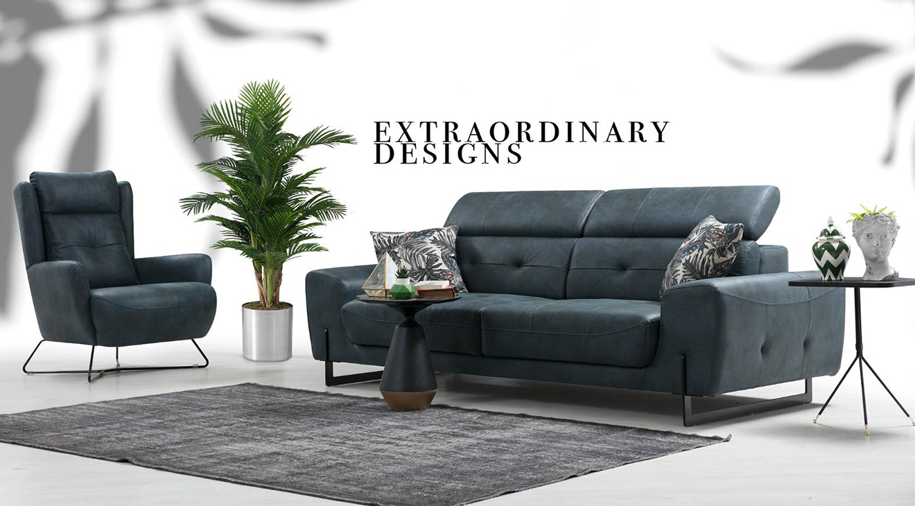 Flora Metal Ayaklı Motorlu USB Girişli Koltuk Takımı Motorlu Koltuk Takımları