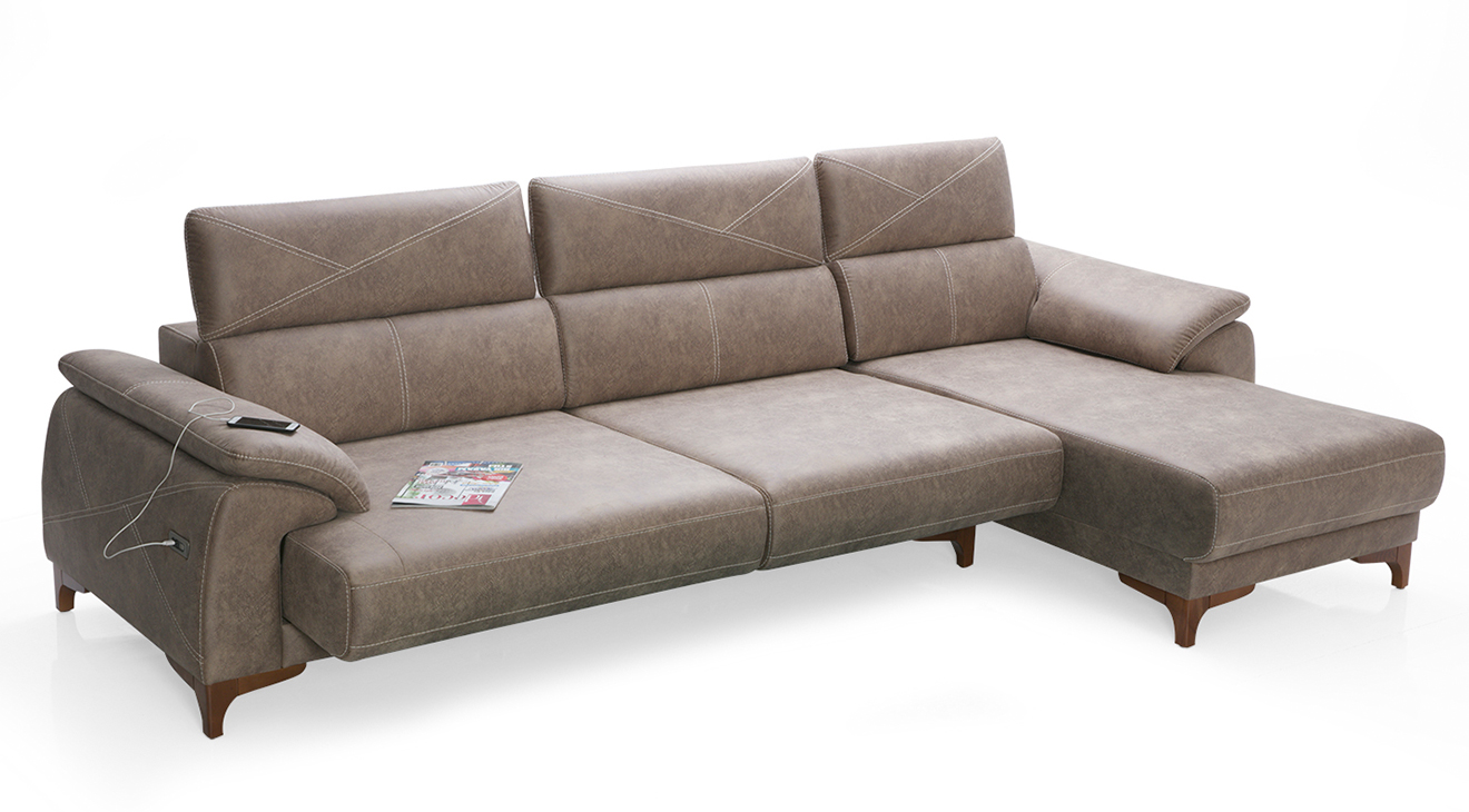 Oscar Relax Motorlu USB Girişli Köşe Koltuk Takımı 1 Motorlu Köşe Takımları