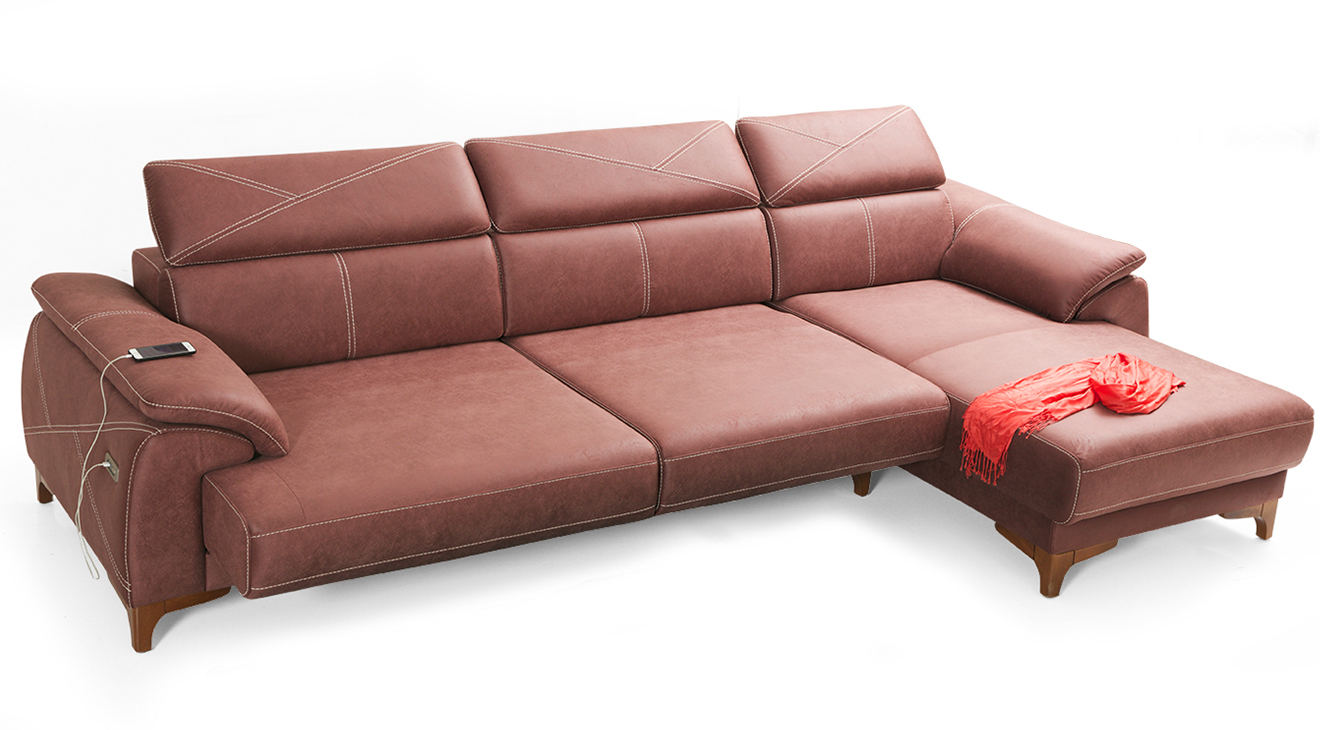 Oscar Relax Motorlu USB Girişli Köşe Koltuk Takımı 2 Motorlu Köşe Takımları