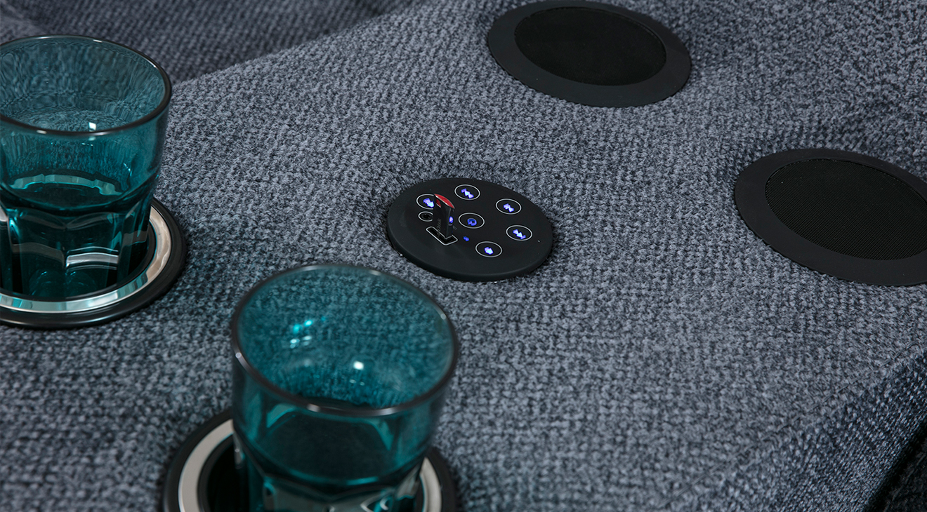 Rio Motorlu Ses Sistemli USB Girişli Köşe Koltuk Takımı Motorlu Köşe Takımları