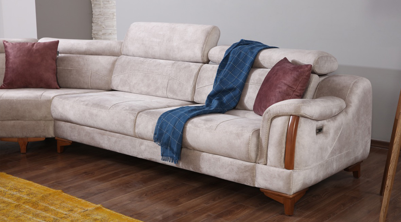 Rio Motorlu Ses Sistemli USB Girişli Köşe Koltuk Takımı 3 Motorlu Köşe Takımları