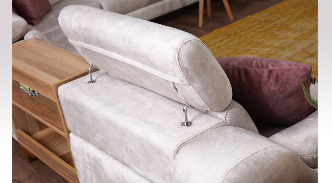 Rio Motorlu Ses Sistemli USB Girişli Köşe Koltuk Takımı 3 Motorlu Köşe Takımları