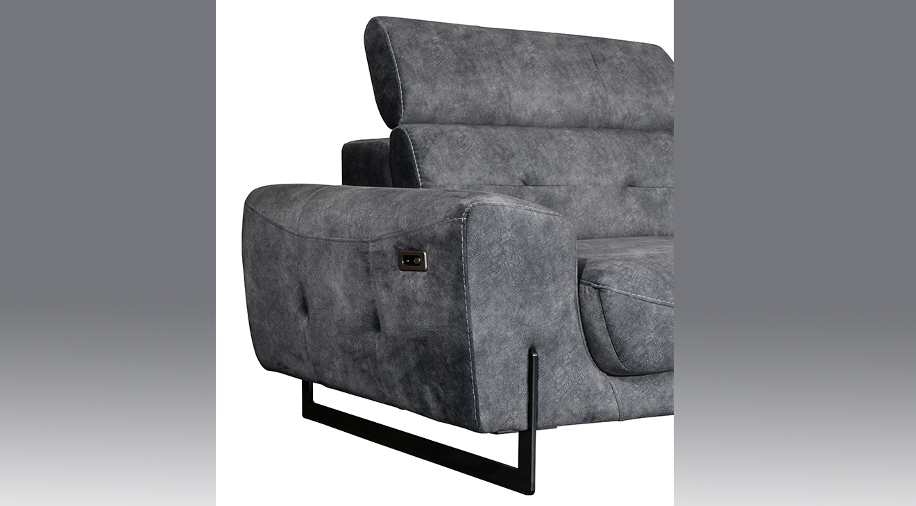 Lora Standart USB Girişli Köşe Koltuk Takımı Motorlu Köşe Takımları