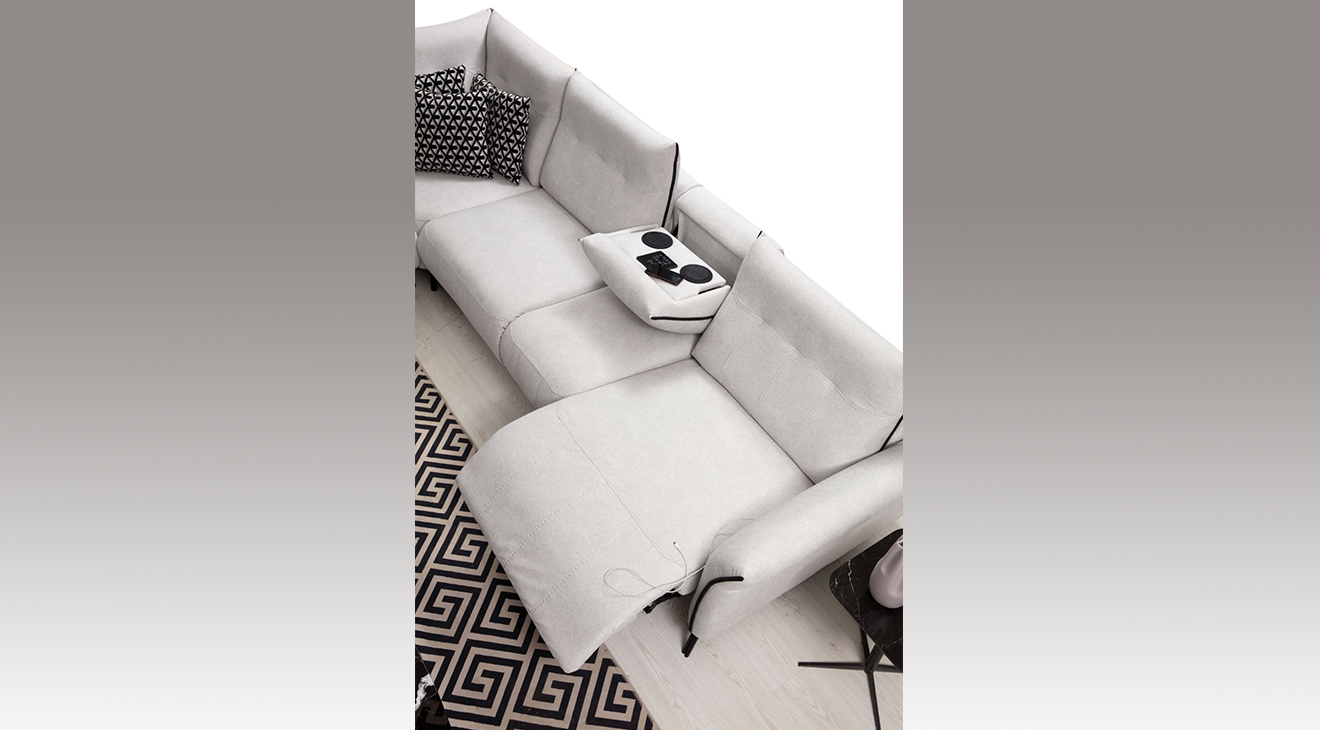 Mozart Ses Sistemli Köşe Koltuk Takımı Köşe Koltuk