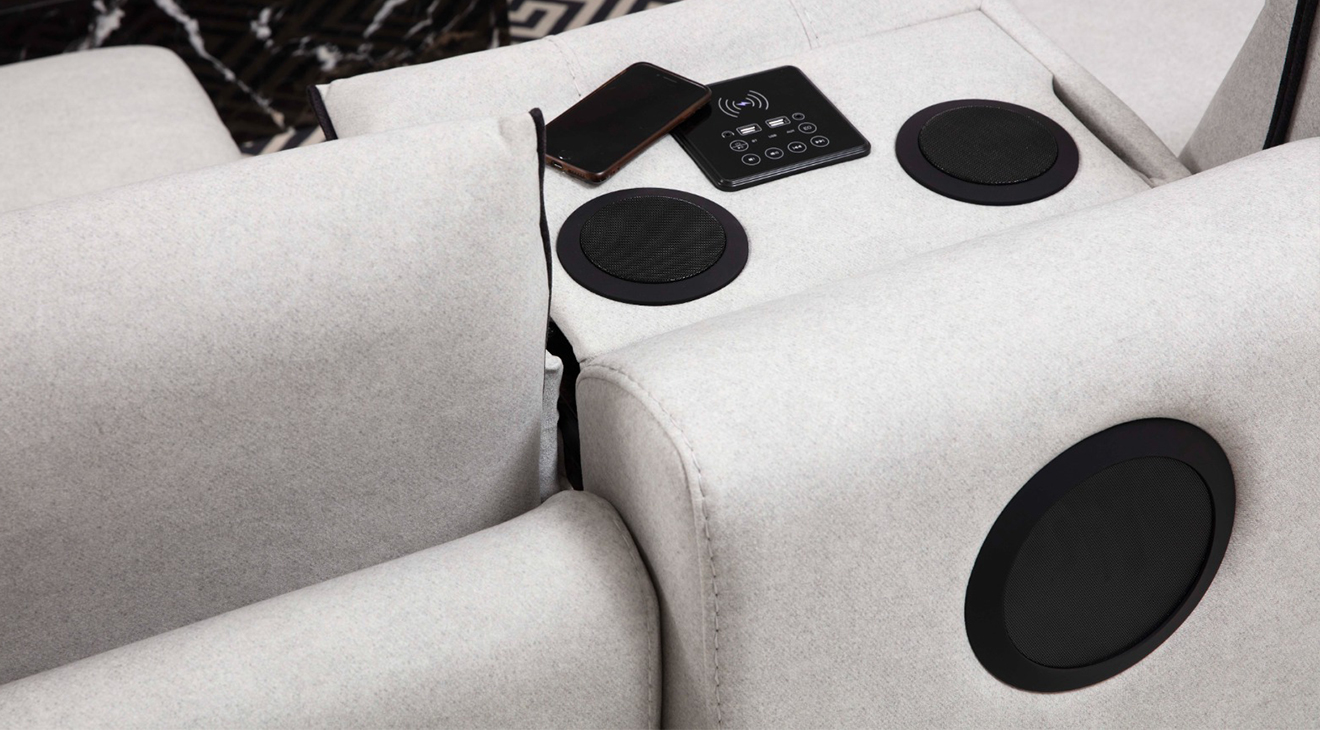 Mozart Ses Sistemli Köşe Koltuk Takımı Köşe Koltuk