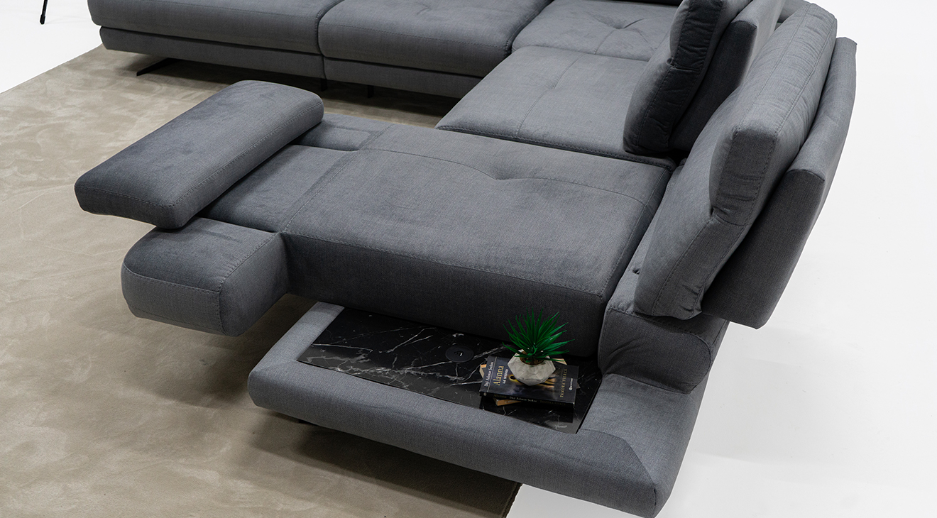 Milano Sehpalı Yataklı Köşe Koltuk Takımı Yataklı KöşeTakımları