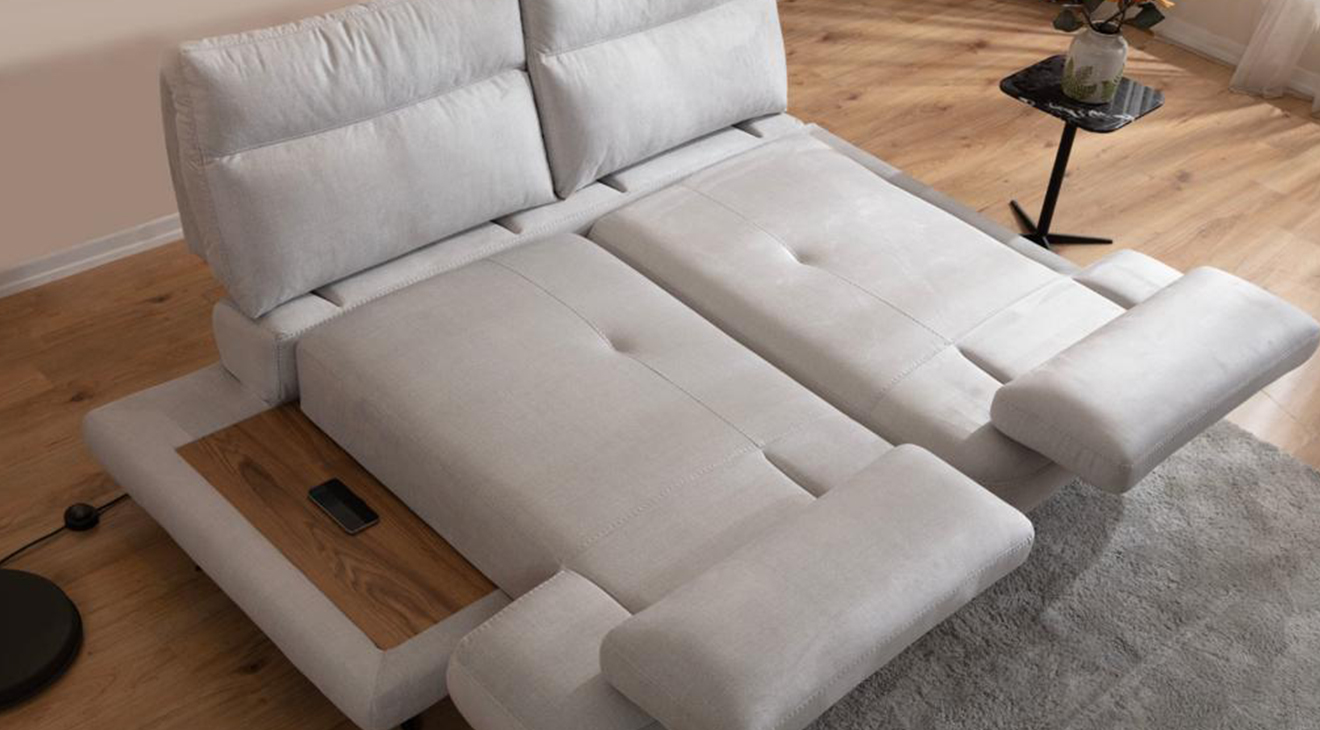 Milano Yataklı USB Girişli Koltuk Takımı 2 Yataklı Koltuk Takımları