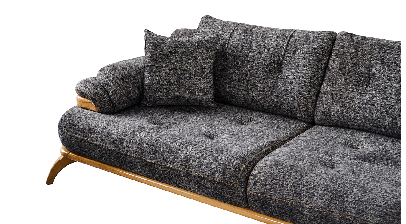 Rio Ahşap Ayaklı Modern Koltuk Takımı Modern Koltuk Takımı