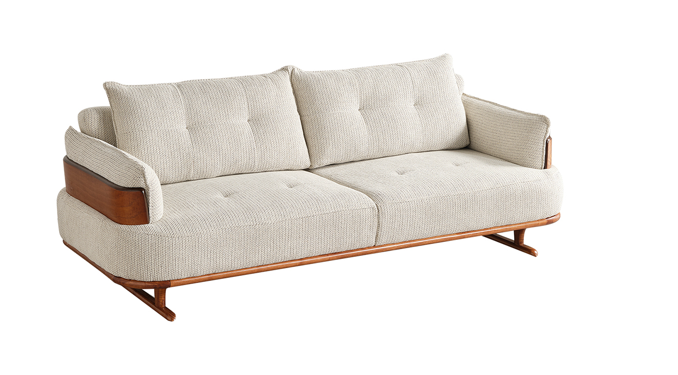 Arin Ahşap Ayaklı Yataklı Koltuk Takımı Yataklı Koltuk Takımları