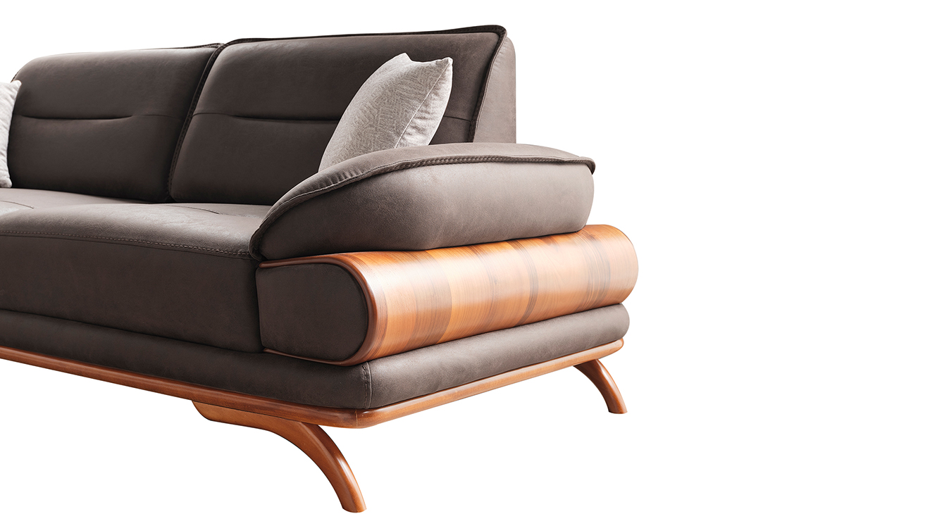 New Oslo Ahşap Ayaklı Yataklı Koltuk Takımı Yataklı Koltuk Takımları