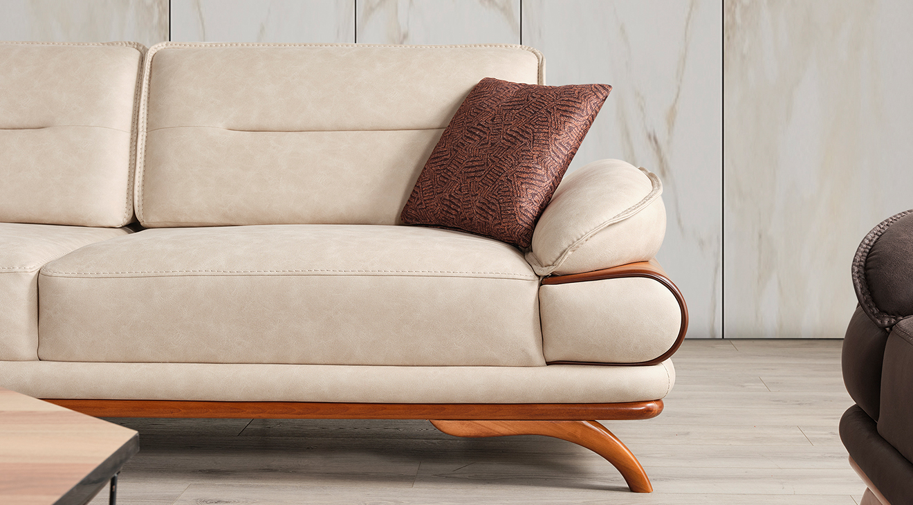 New Oslo Ahşap Ayaklı Yataklı Koltuk Takımı Yataklı Koltuk Takımları