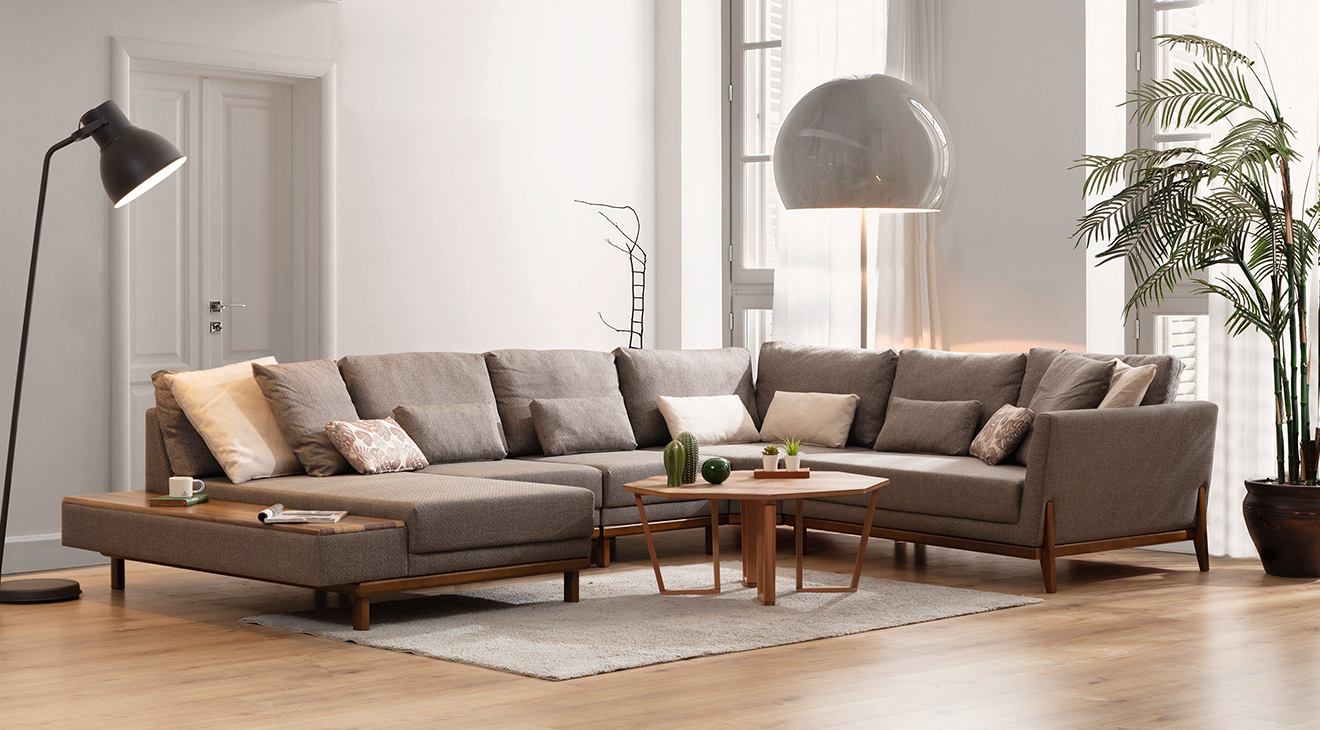 Argemon Sehpalı Modern Köşe Koltuk Takımı Modern Köşe Takımları