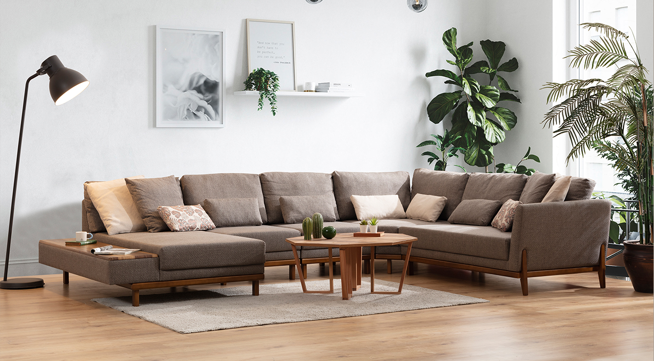 Argemon Sehpalı Modern Köşe Koltuk Takımı Modern Köşe Takımları