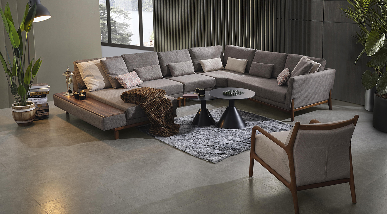 Argemon Sehpalı Köşe Koltuk Takımı Köşe Koltuk