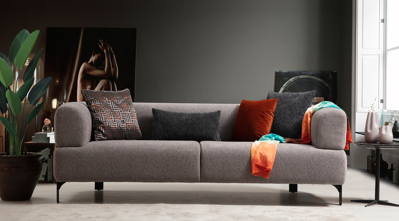 Cratos Modern Metal Ayaklı Koltuk Takımı Modern Koltuk Takımı