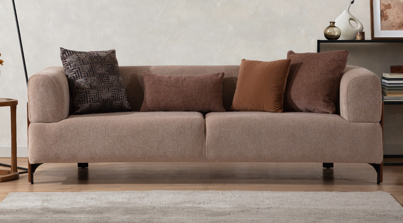 Cratos Modern Ahşap Ayaklı Koltuk Takımı Modern Koltuk Takımı