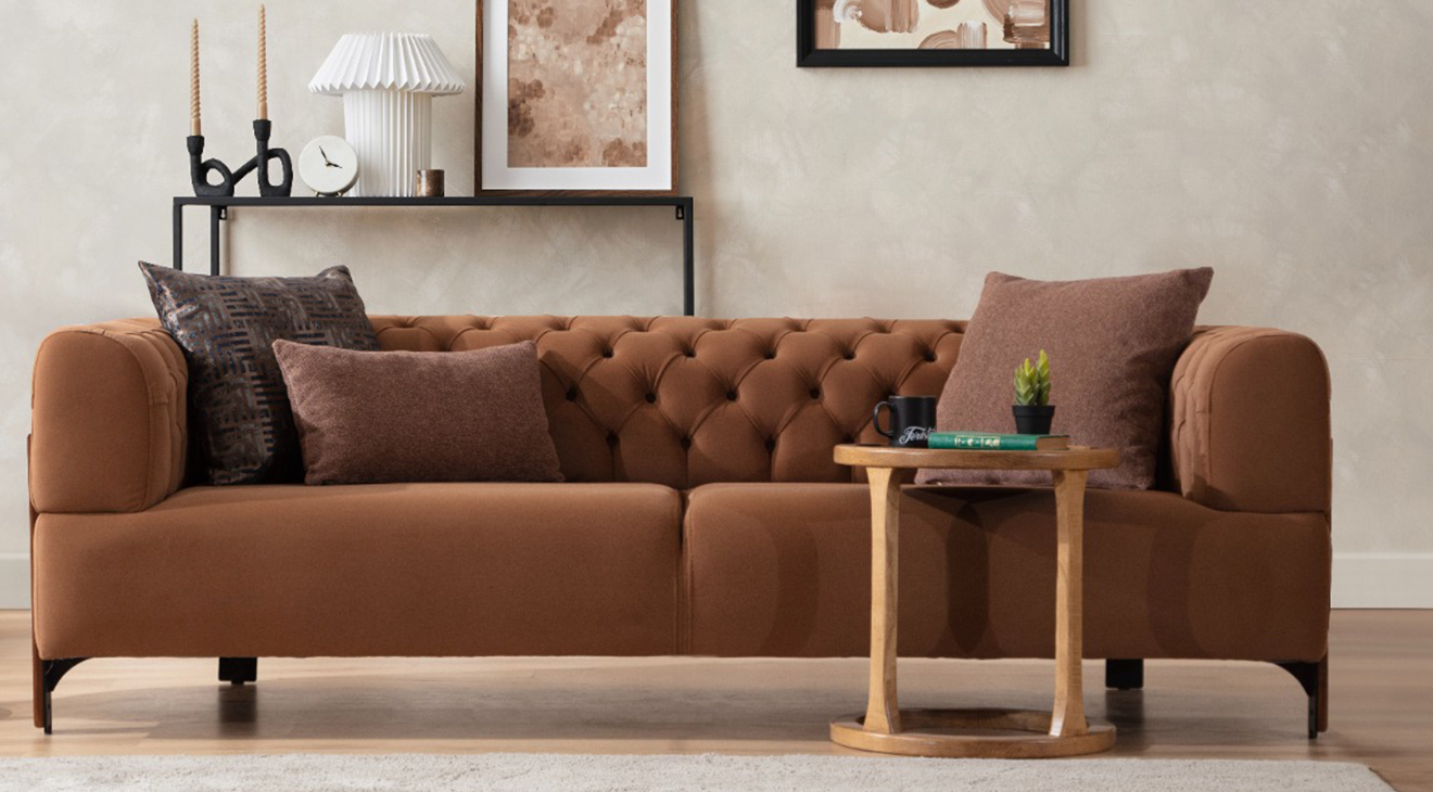 Cratos Modern Ahşap Ayaklı Koltuk Takımı Modern Koltuk Takımı