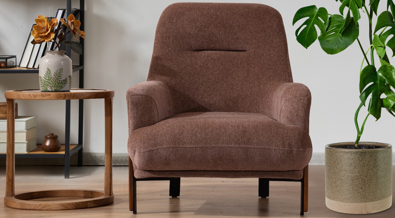 Cratos Modern Ahşap Ayaklı Koltuk Takımı Modern Koltuk Takımı