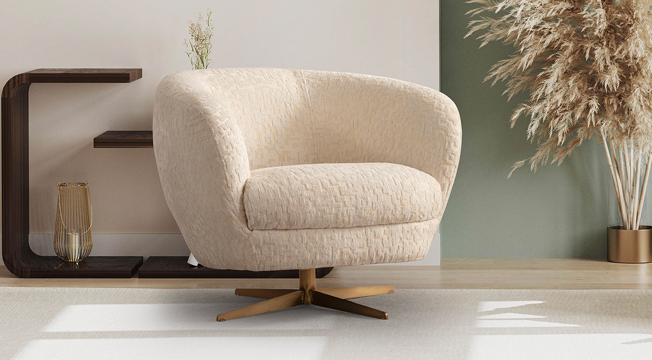 Cratos Modern Antik Metal Ayaklı Koltuk Takımı Modern Koltuk Takımı