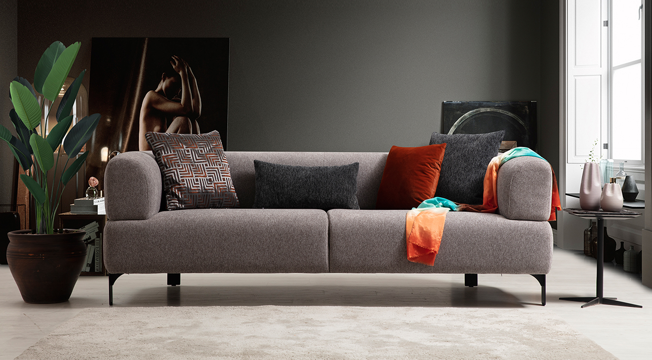 Cratos Kanepeli Köşe Koltuk Takımı Köşe Koltuk