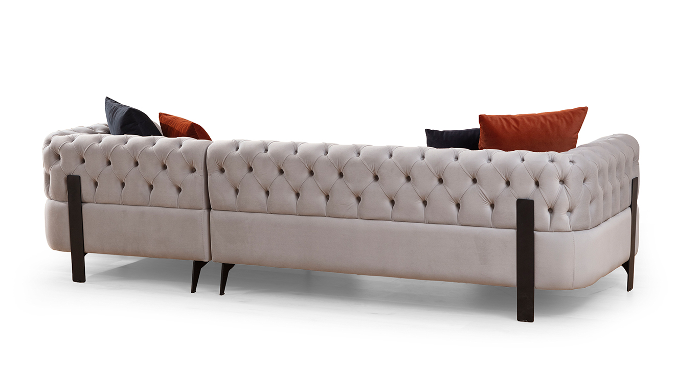 Cratos Kapitone Köşe Koltuk Takımı Köşe Koltuk