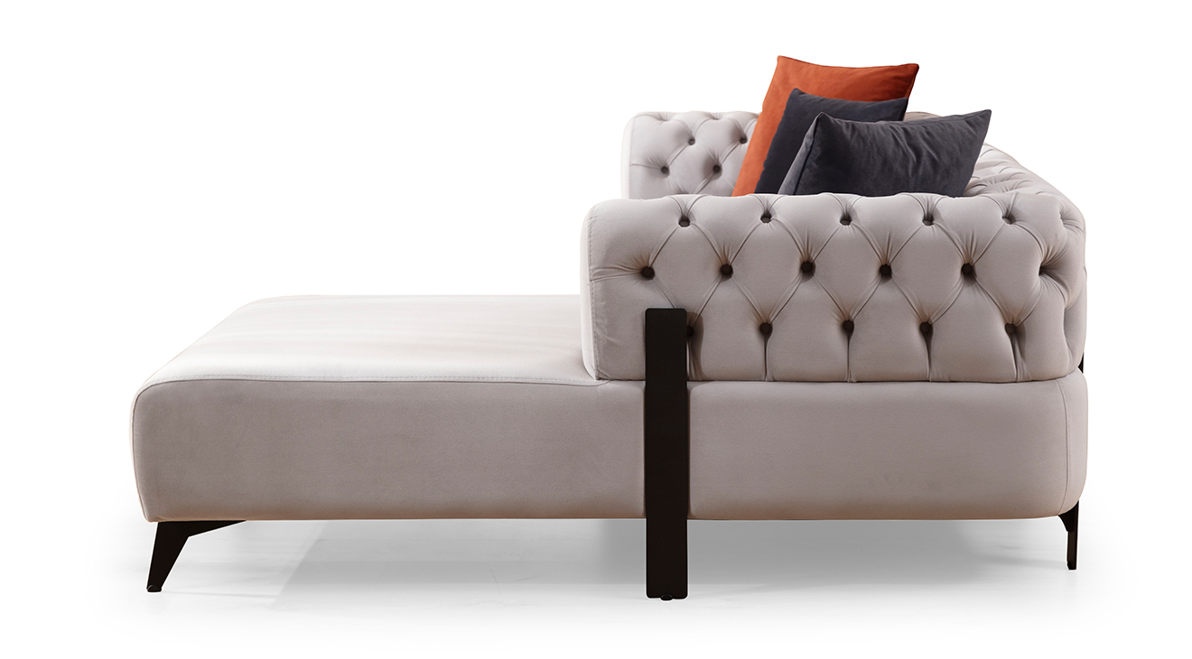 Cratos Kapitone Köşe Koltuk Takımı Köşe Koltuk