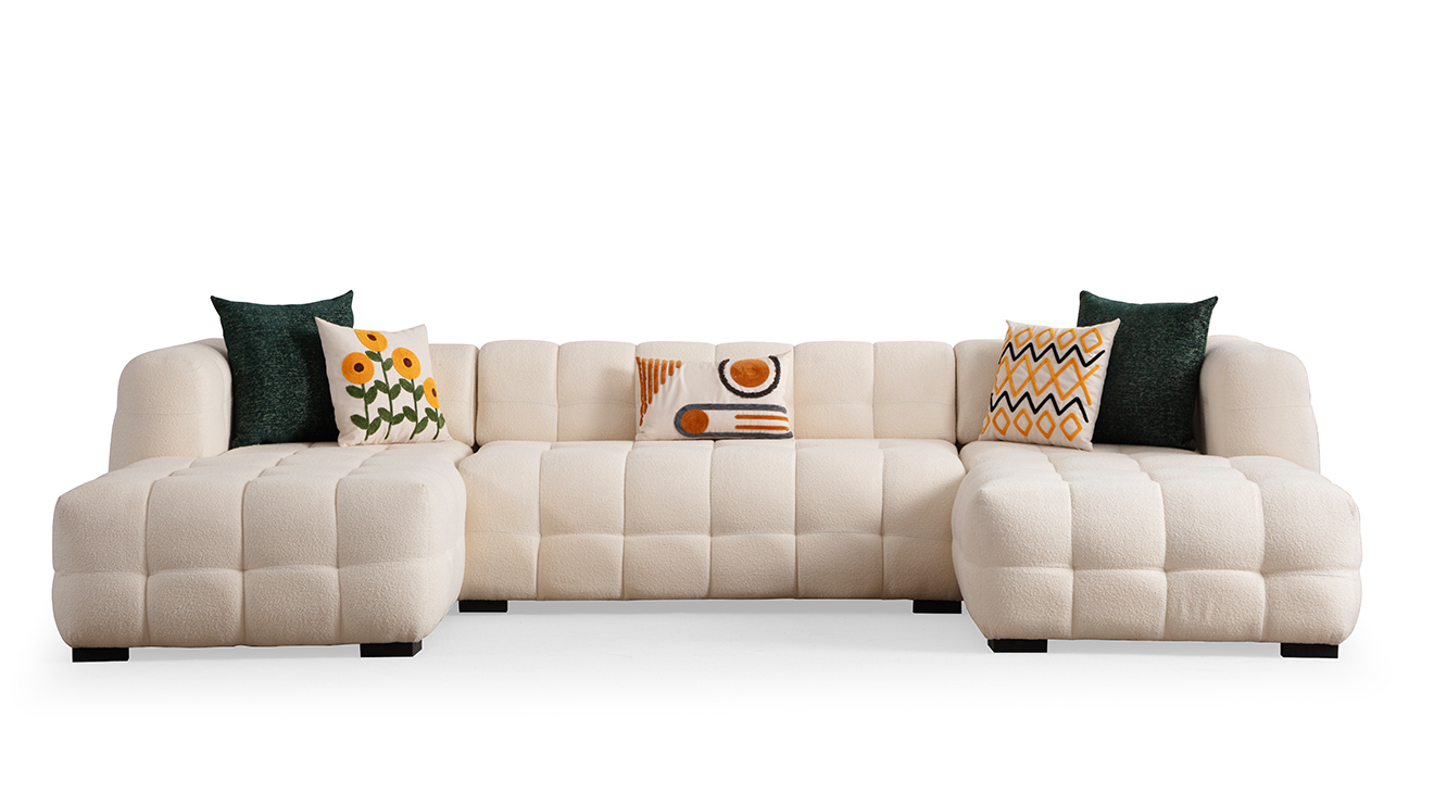 Estanze Modüler U Köşe Koltuk Takımı Köşe Koltuk