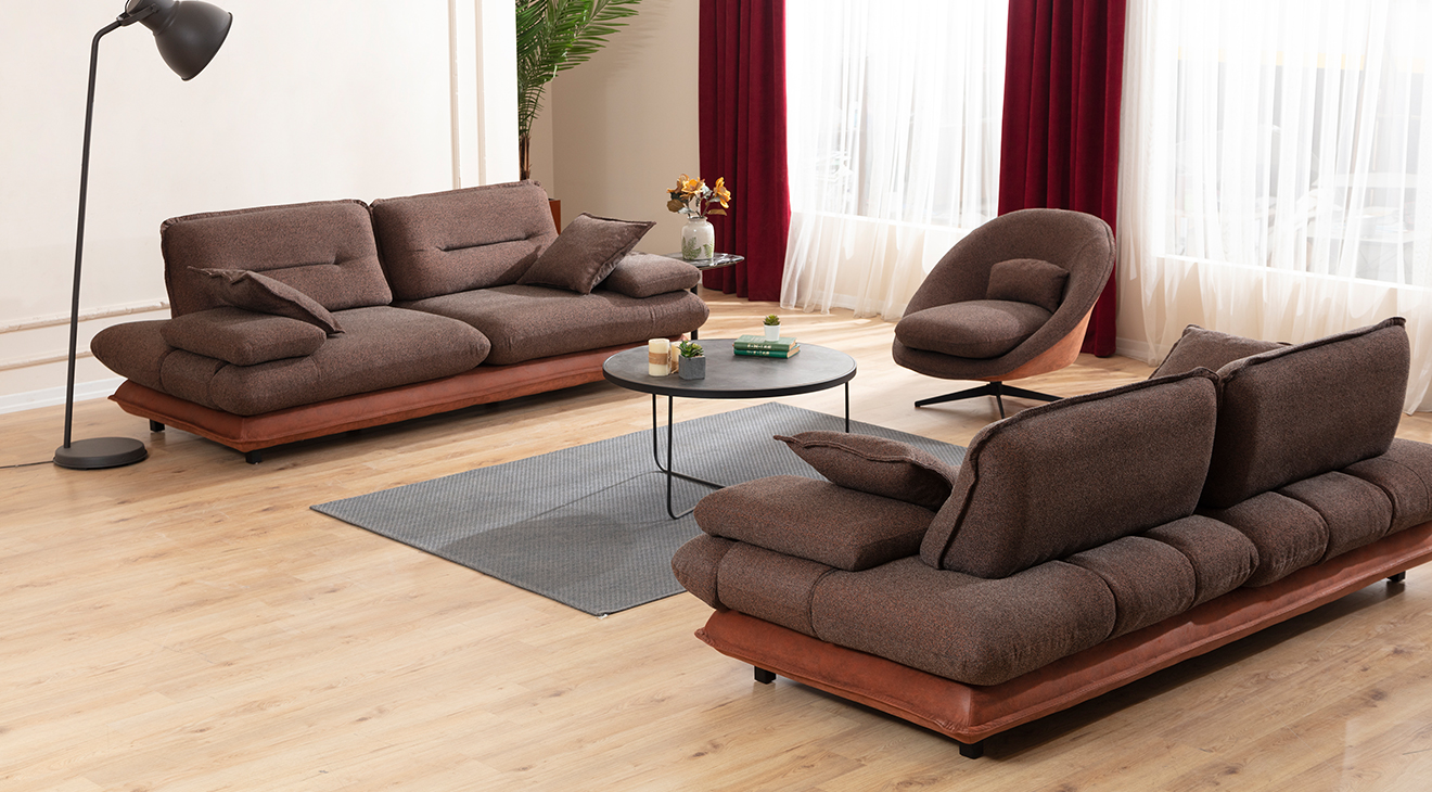 Gradyan Model Yataklı Modern Koltuk Takımı Modern Koltuk Takımı