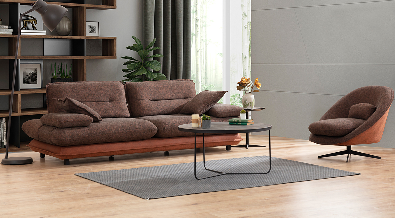 Gradyan Model Yataklı Modern Koltuk Takımı Modern Koltuk Takımı