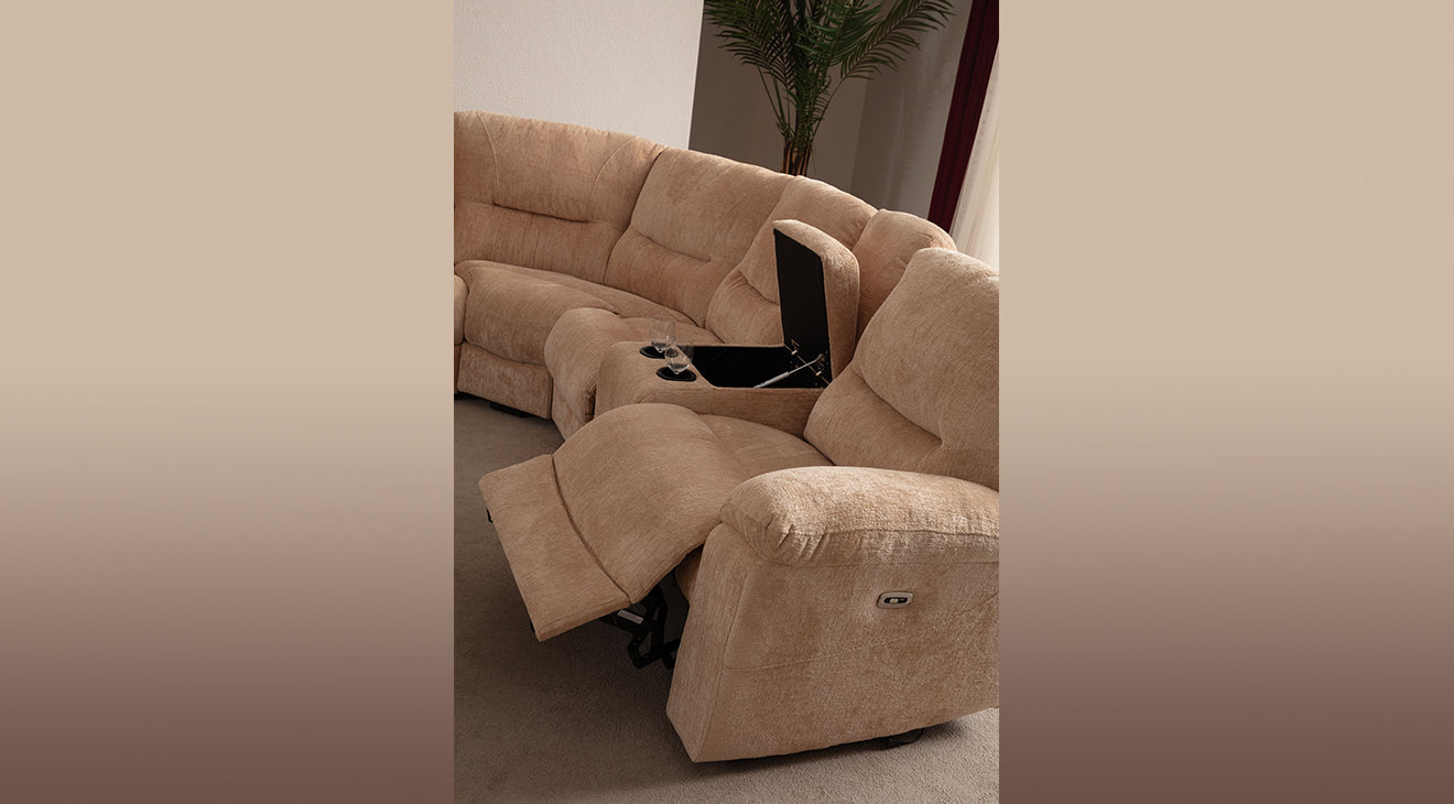 Ravella Kumaş Köşe Koltuk Takımı Köşe Koltuk