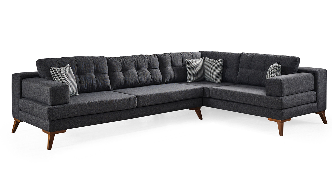 Arena Kanepe Olabilen Köşe Koltuk Takımı Köşe Koltuk