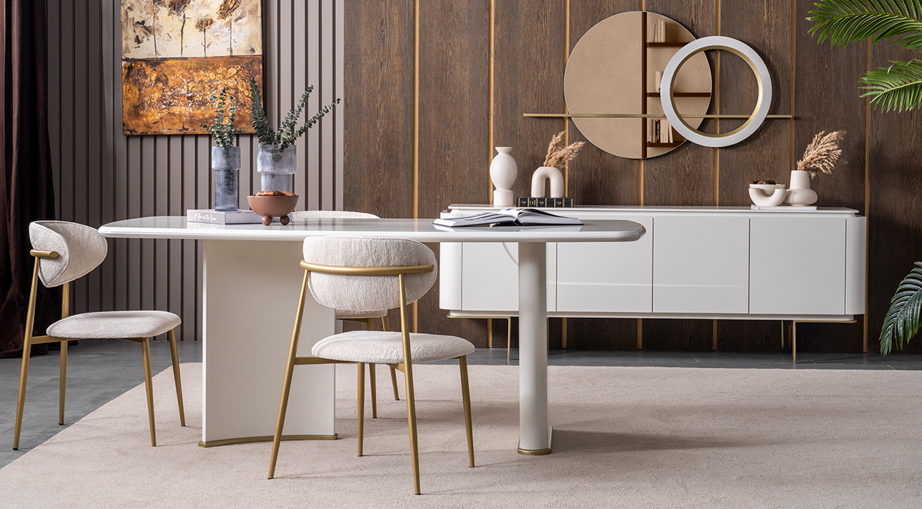 Lena Modern Yemek Odası Takımı Yemek Odası