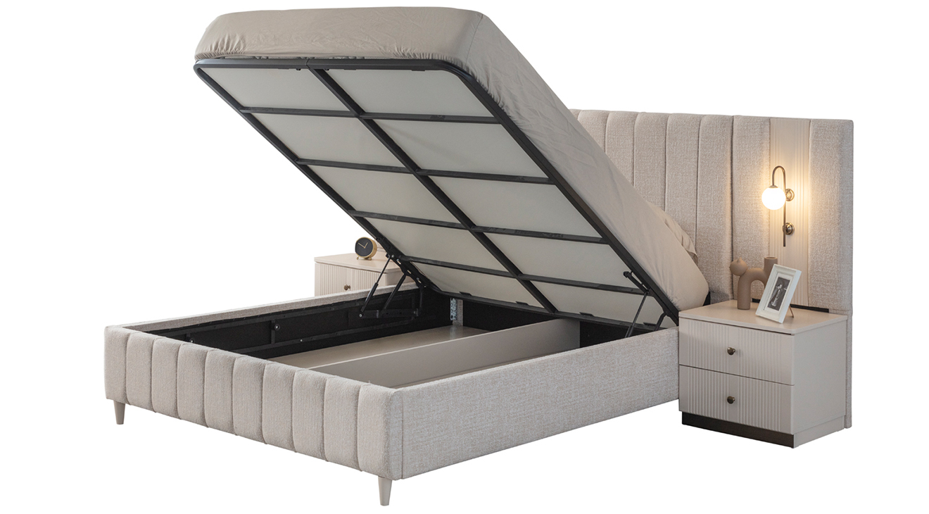 Antik 6 Kapaklı Aytaşı Yatak Odası Takımı Yatak Odası