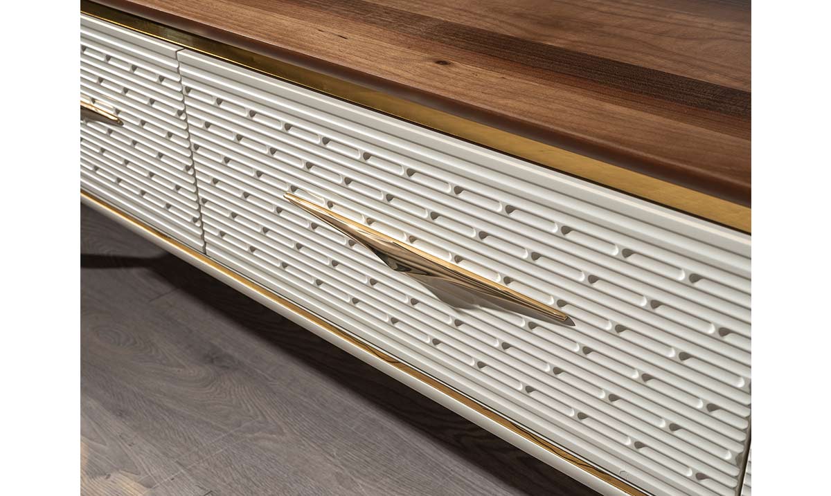 Sade Metal Ayaklı Tv Ünitesi TV Ünitesi