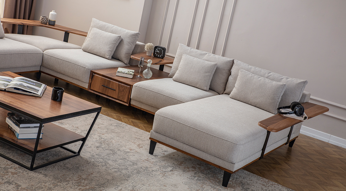 Konfor U Köşe Koltuk Takımı Köşe Koltuk