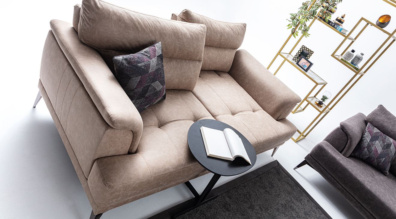 Vegas Nubuk Yataklı Koltuk Takımı Yataklı Koltuk Takımları