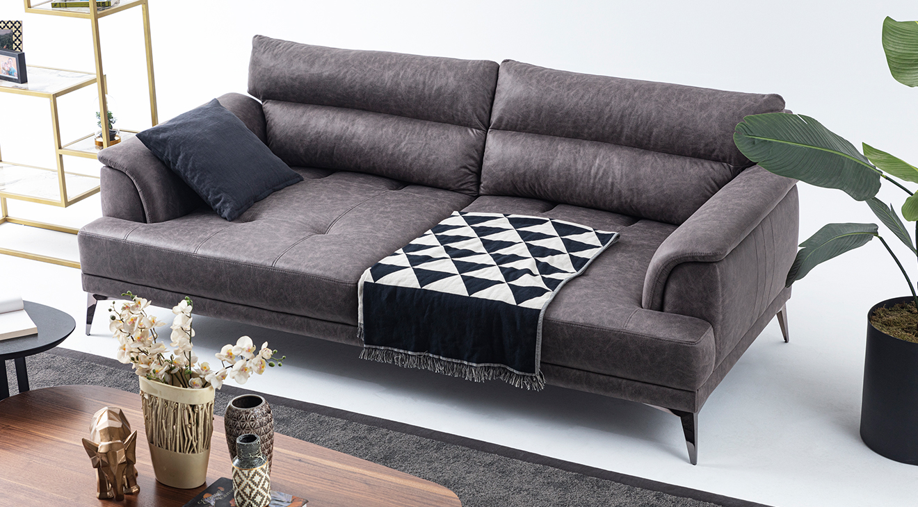 Vegas Nubuk Yataklı Koltuk Takımı Yataklı Koltuk Takımları