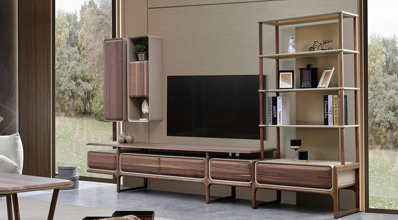 Vega Ceviz Tv Ünitesi TV Ünitesi