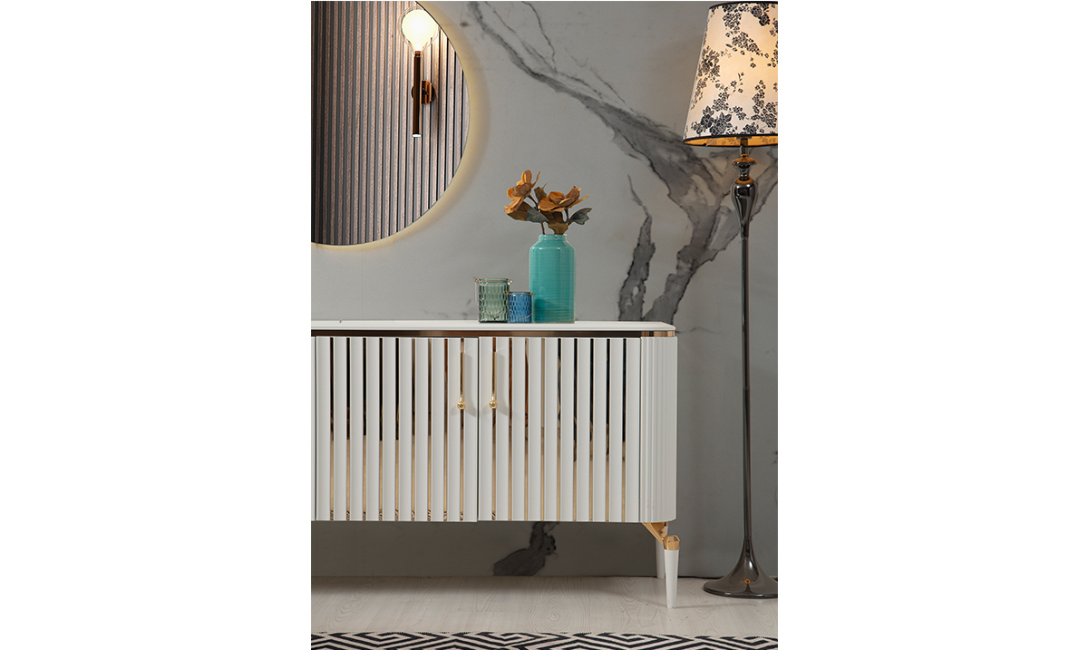 Bianca Aytaşı Yemek Odası Takımı Yemek Odası