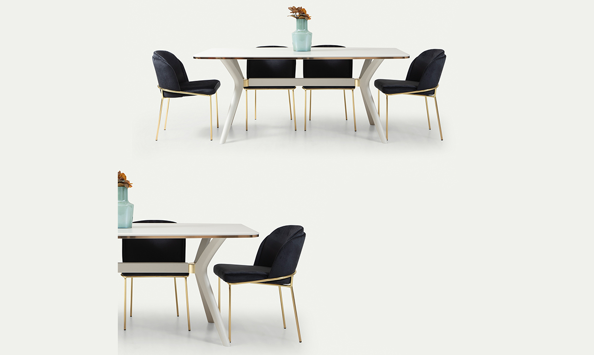 Bianca Aytaşı Yemek Odası Takımı Yemek Odası