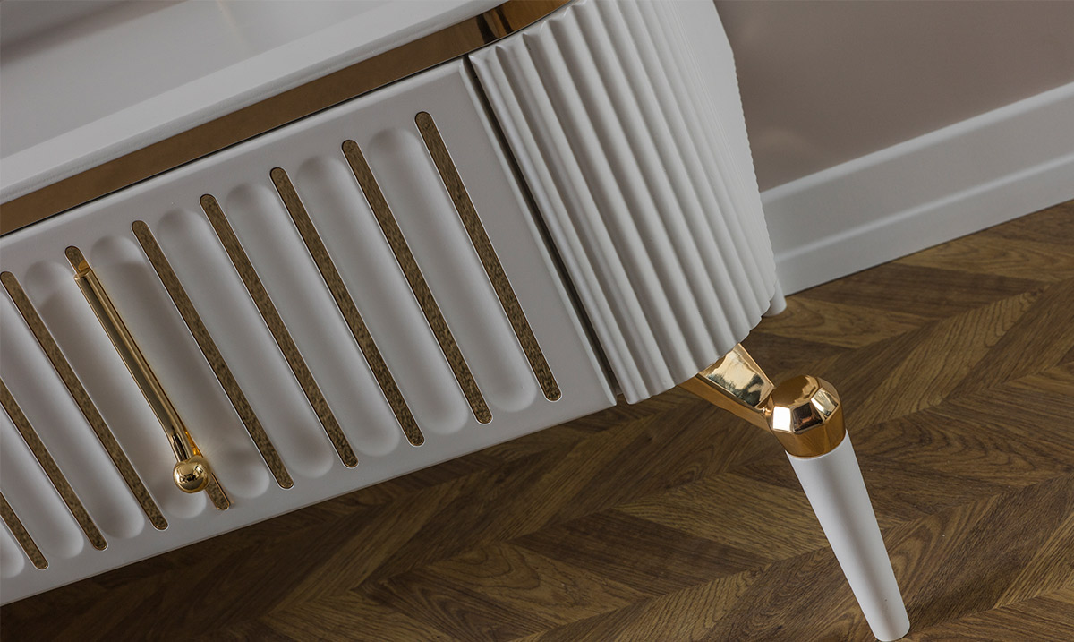 Bianca Aytaşı Şömineli Tv Ünitesi TV Ünitesi