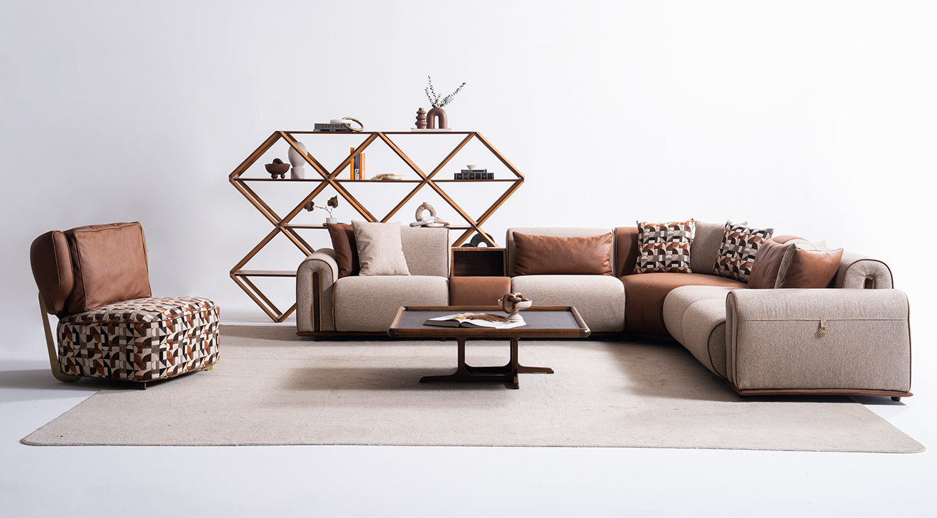 Grande Köşe Koltuk Takımı Köşe Koltuk