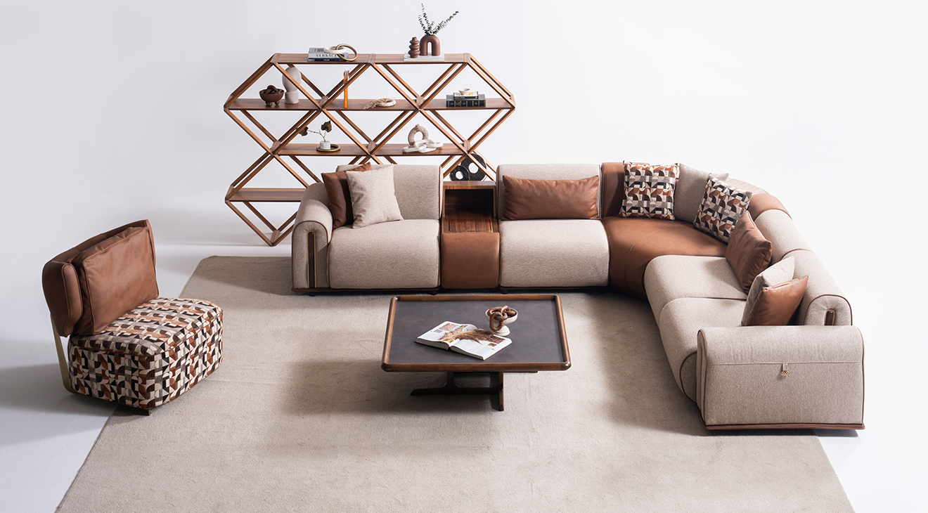 Grande Köşe Koltuk Takımı Köşe Koltuk