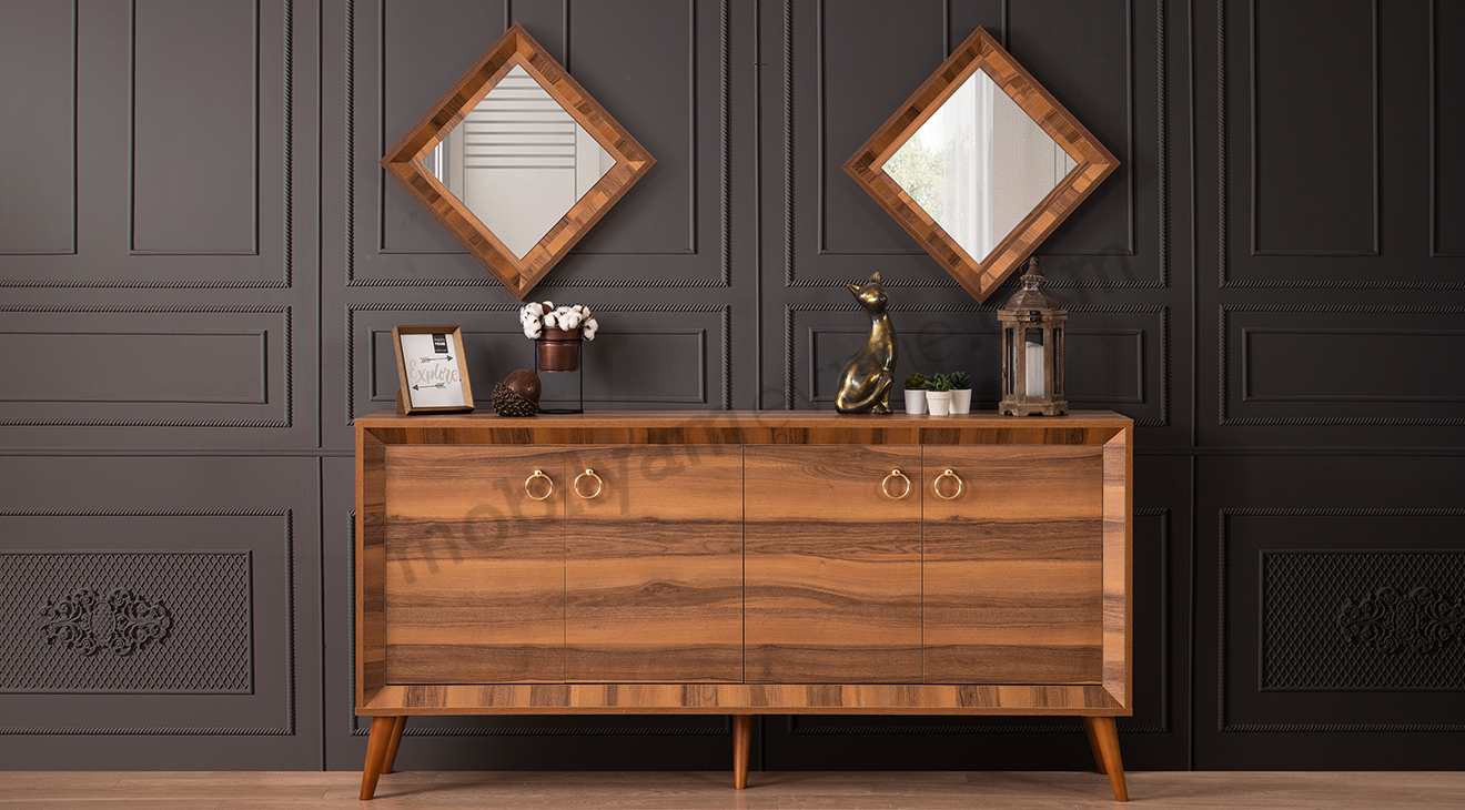 Pera Ceviz Yemek Odası Takımı Yemek Odası