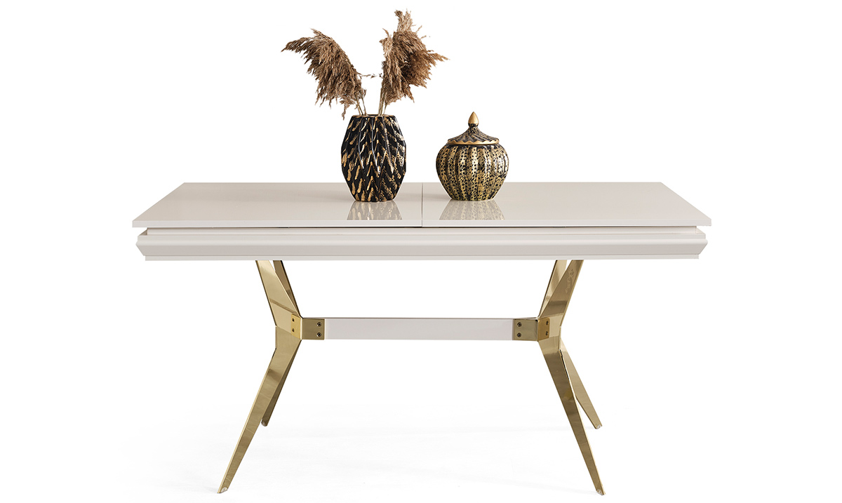 Angel Gold Metal Ayaklı Yemek Odası Takımı Yemek Odası