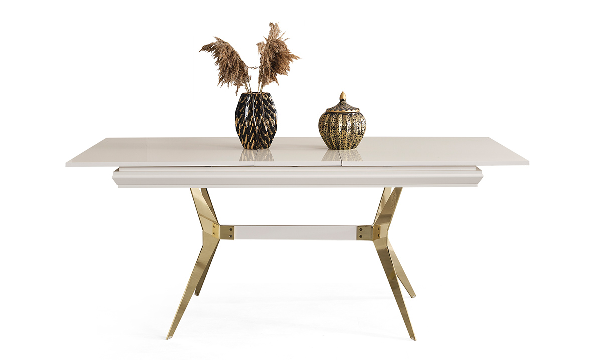 Angel Gold Metal Ayaklı Yemek Odası Takımı Yemek Odası