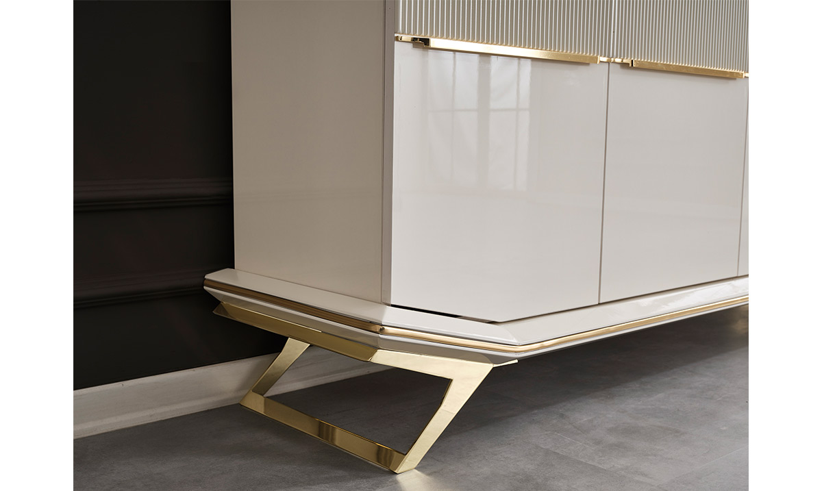 Angel Gold Metal Ayaklı Yemek Odası Takımı Yemek Odası